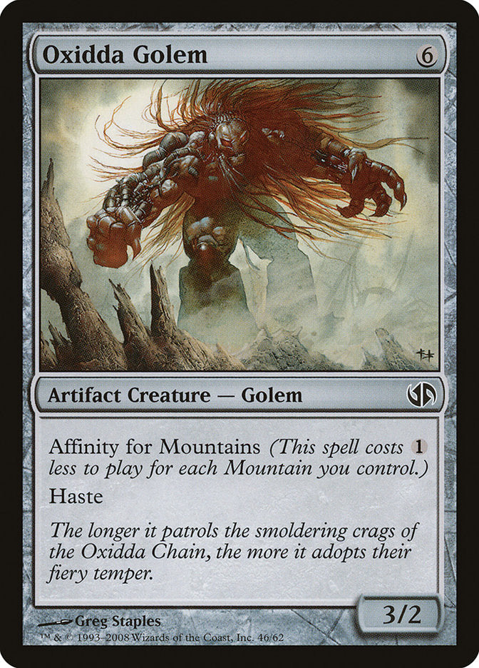 Oxidda Golem [Duel Decks: Jace vs. Chandra] | Game Haven TX