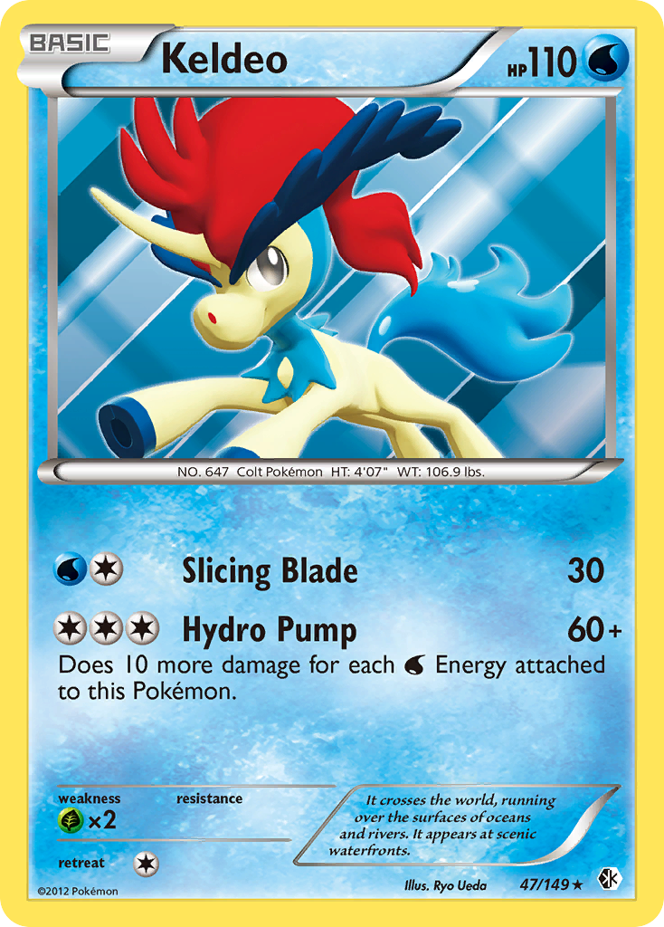 Keldeo (47/149) [Black & White: Boundaries Crossed] | Game Haven TX