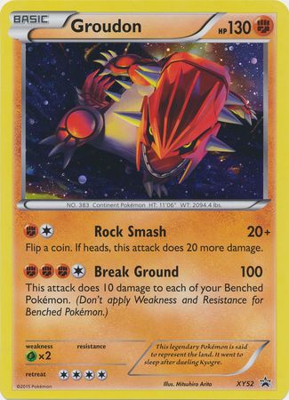 Groudon (XY52) (Jumbo Card) [XY: Black Star Promos] | Game Haven TX