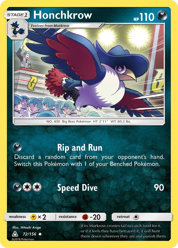 Honchkrow (72/156) [Sun & Moon: Ultra Prism] | Game Haven TX