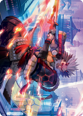 Isshin, Two Heavens as One 2 Art Card [Kamigawa: Neon Dynasty Art Series] | Game Haven TX
