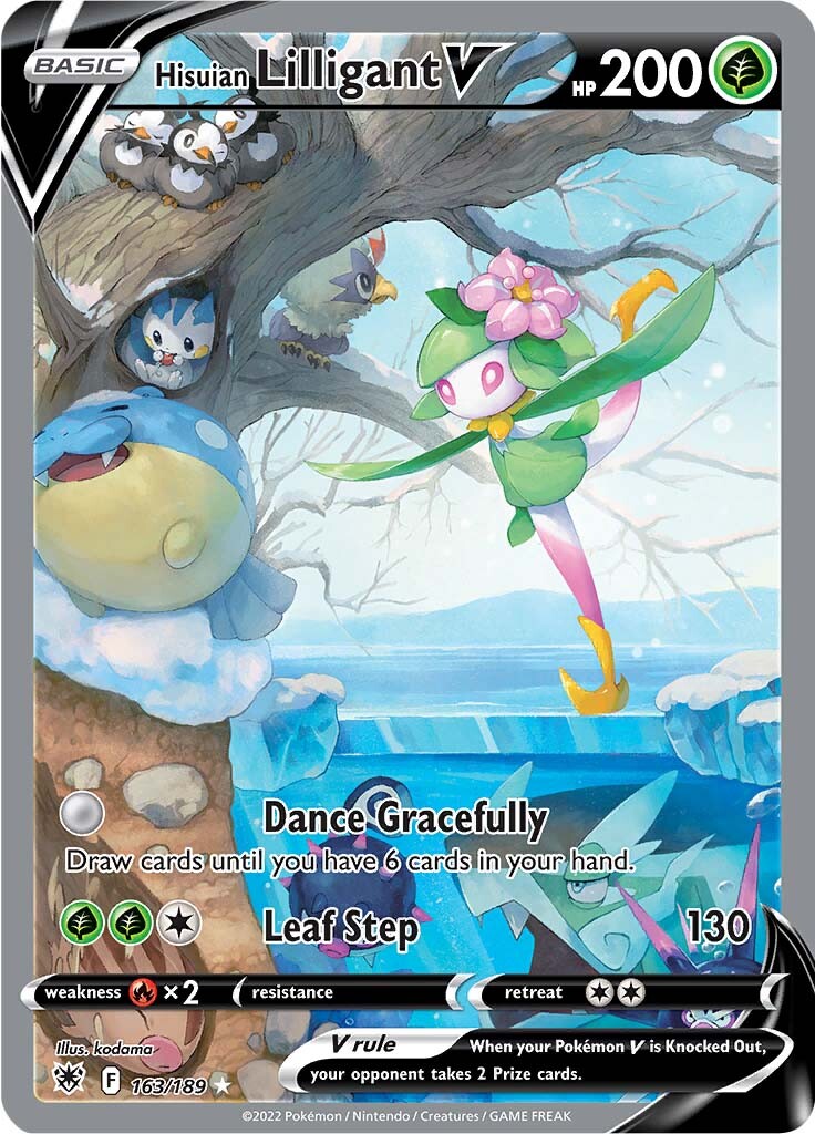 Hisuian Lilligant V (163/189) [Sword & Shield: Astral Radiance] | Game Haven TX