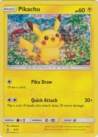 Pikachu (4/12) [McDonald's Promos: 2018 Collection] | Game Haven TX