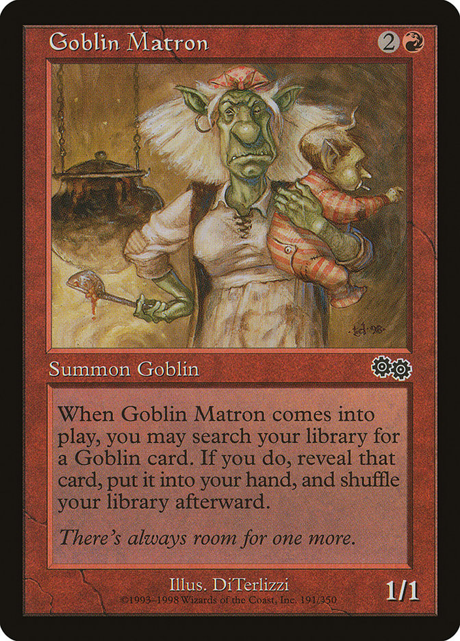 Goblin Matron [Urza's Saga] | Game Haven TX