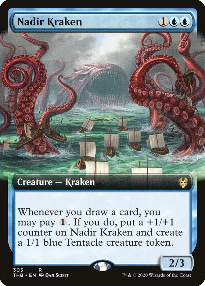 Nadir Kraken (Extended Art) [Theros Beyond Death] | Game Haven TX