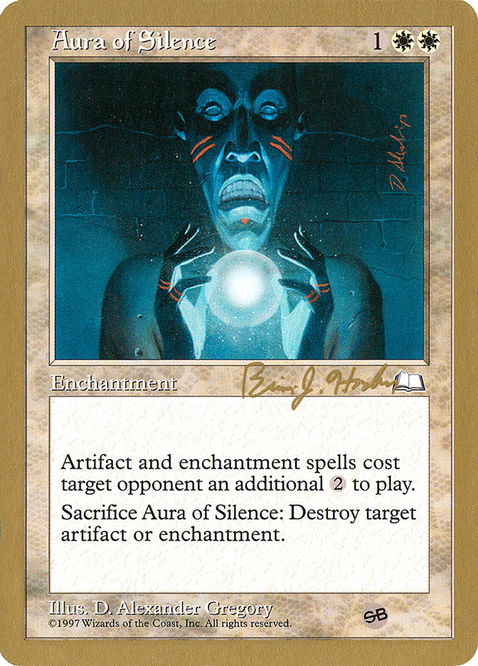 Aura of Silence (Brian Hacker) (SB) [World Championship Decks 1998] | Game Haven TX