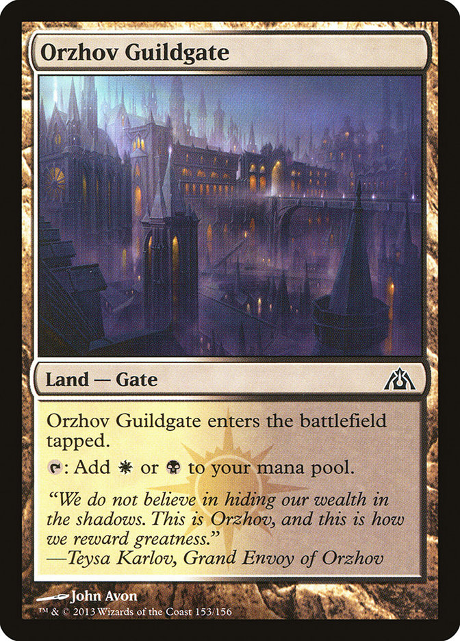 Orzhov Guildgate [Dragon's Maze] | Game Haven TX