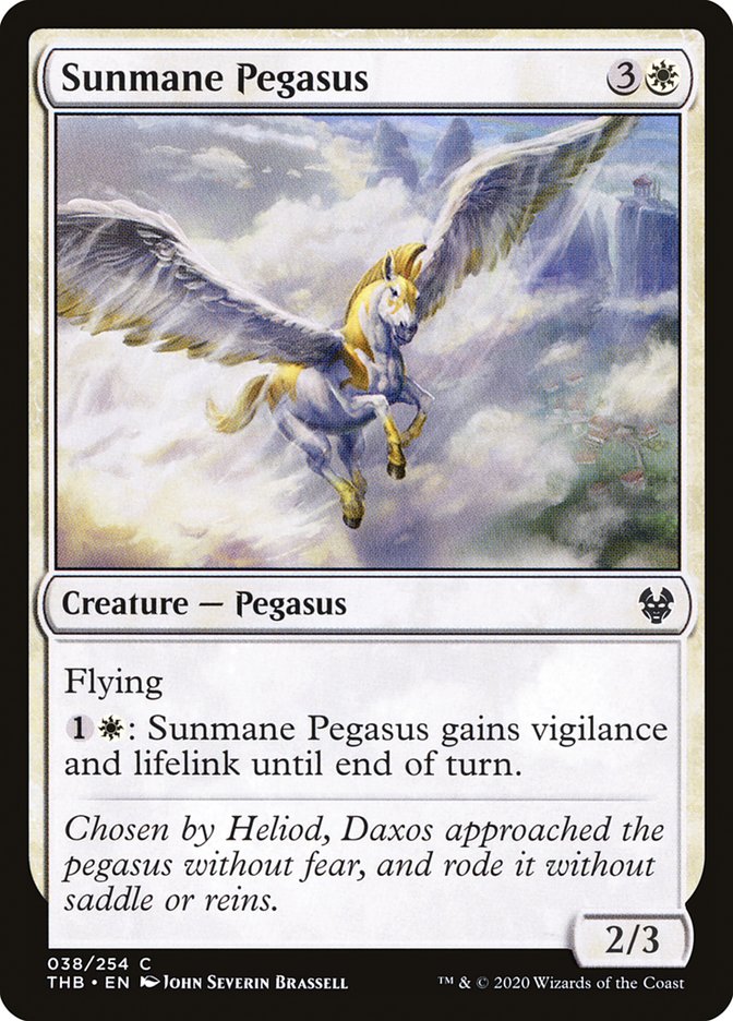Sunmane Pegasus [Theros Beyond Death] | Game Haven TX