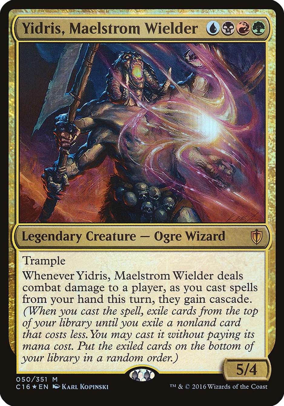 Yidris, Maelstrom Wielder (Commander 2016) [Commander 2016 Oversized] | Game Haven TX