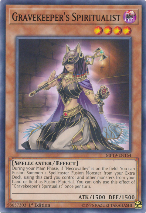 Gravekeeper's Spiritualist [MP19-EN164] Common | Game Haven TX