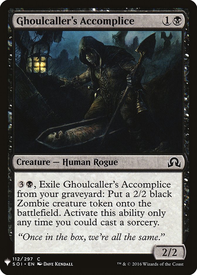 Ghoulcaller's Accomplice [Mystery Booster] | Game Haven TX