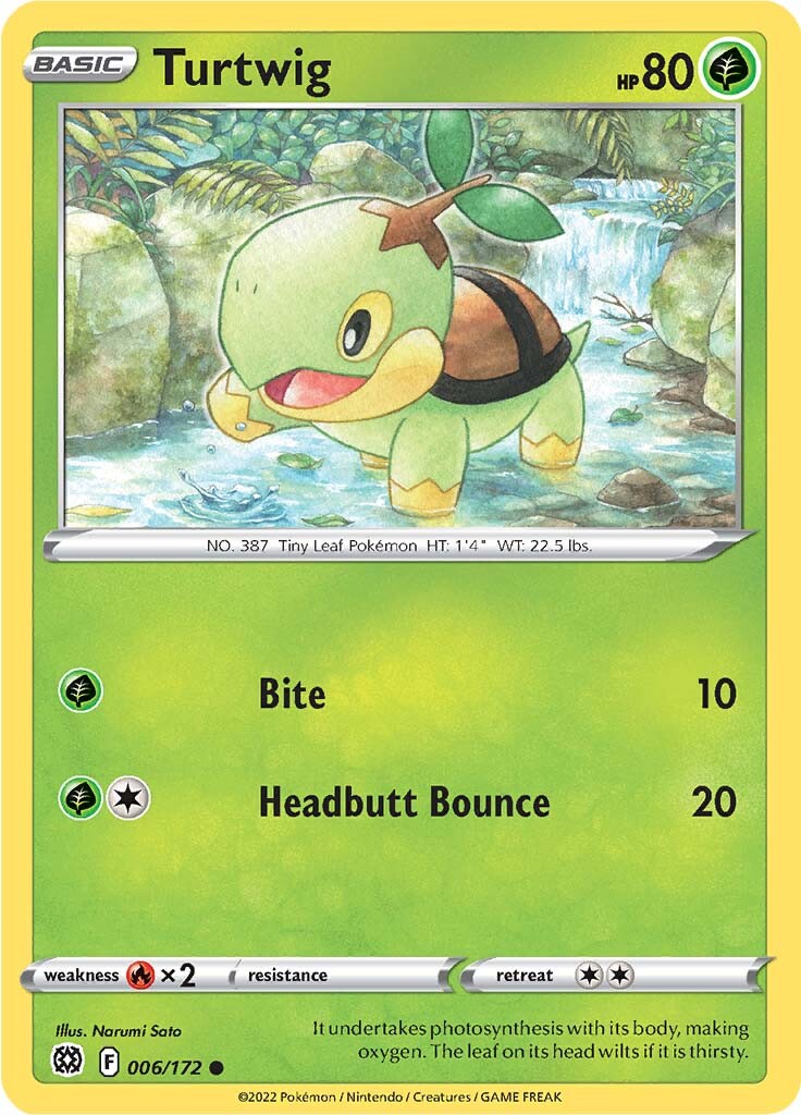 Turtwig (006/172) [Sword & Shield: Brilliant Stars] | Game Haven TX