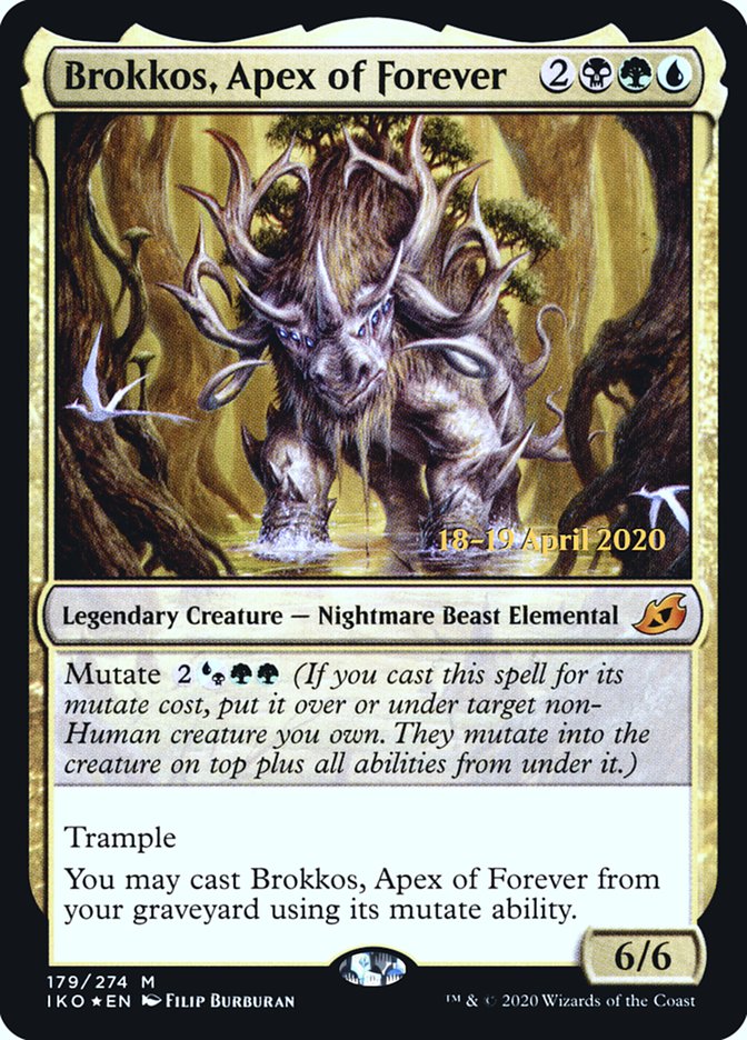 Brokkos, Apex of Forever [Ikoria: Lair of Behemoths Promos] | Game Haven TX