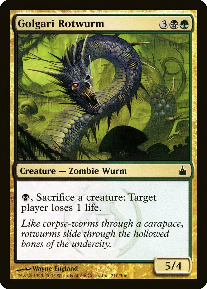 Golgari Rotwurm [Ravnica: City of Guilds] | Game Haven TX