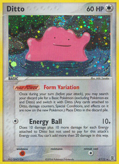 Ditto (4/112) [EX: FireRed & LeafGreen] | Game Haven TX