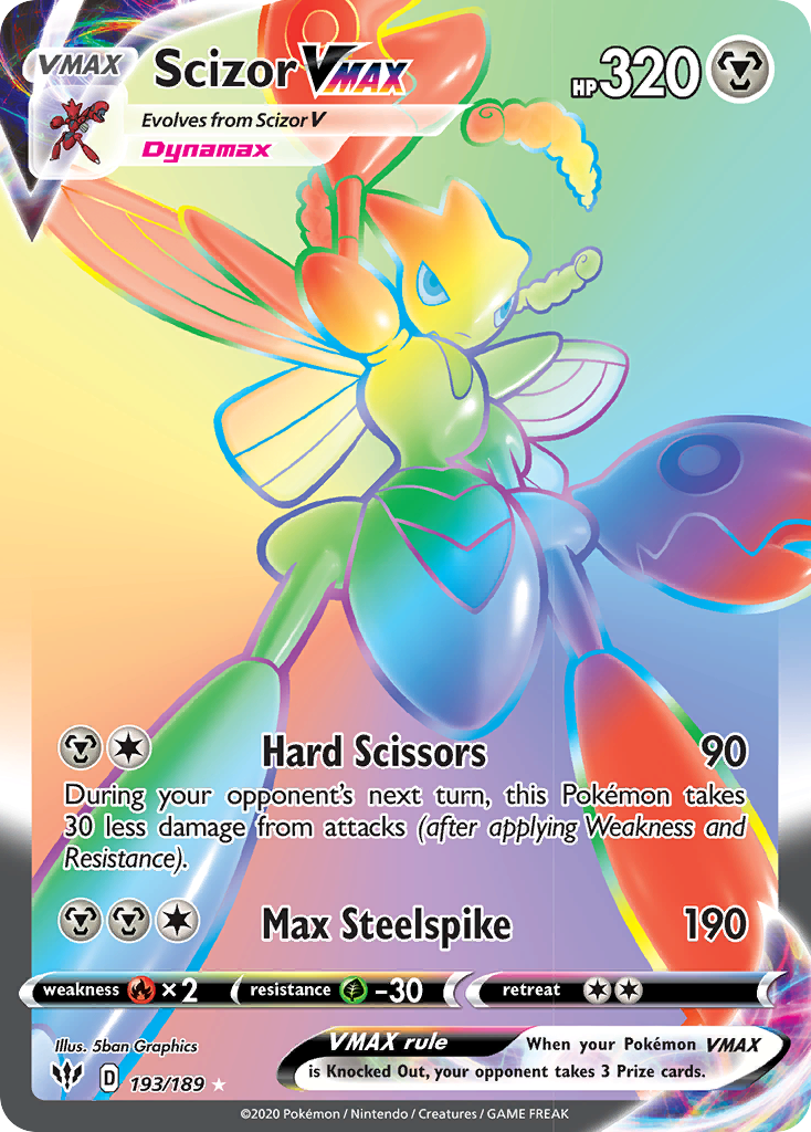 Scizor VMAX (193/189) [Sword & Shield: Darkness Ablaze] | Game Haven TX