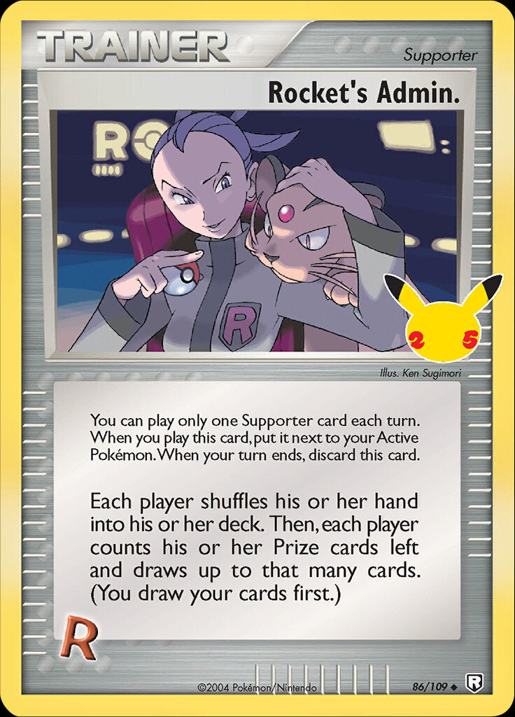 Rocket's Admin. (86/109) [Celebrations: 25th Anniversary - Classic Collection] | Game Haven TX