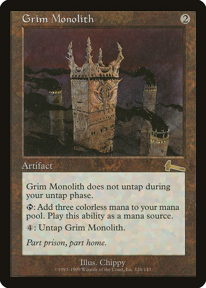 Grim Monolith [Urza's Legacy] | Game Haven TX