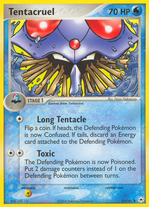 Tentacruel (51/101) [EX: Hidden Legends] | Game Haven TX