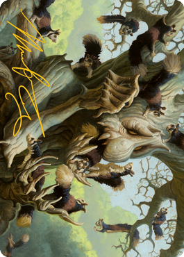 Scurry Oak Art Card (Gold-Stamped Signature) [Modern Horizons 2 Art Series] | Game Haven TX