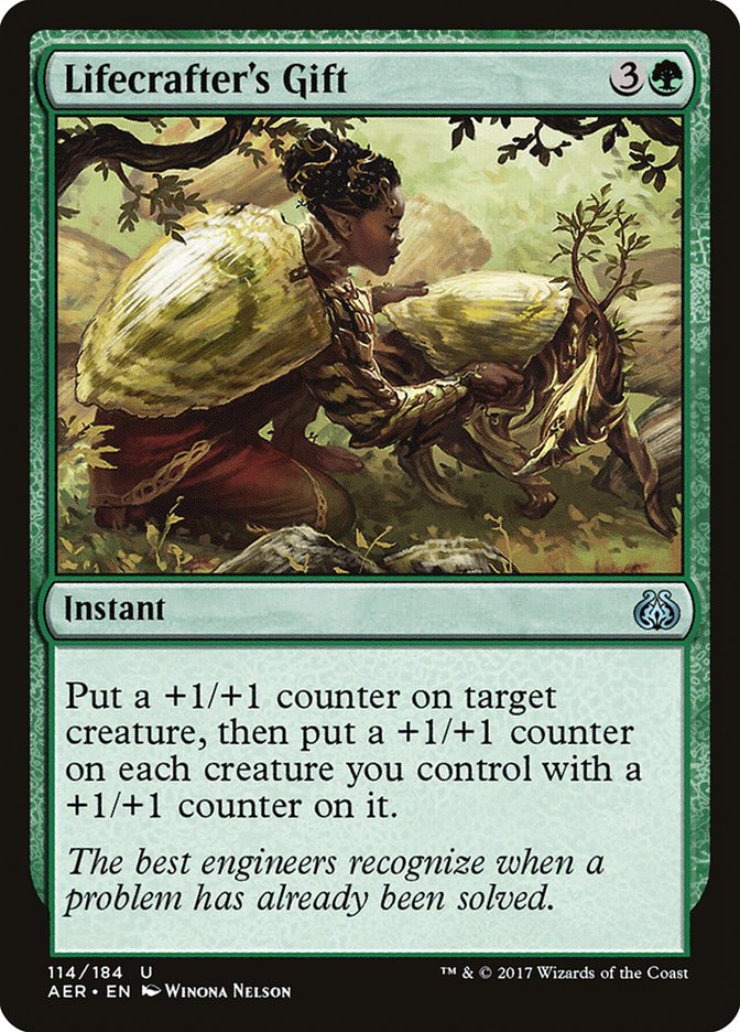 Lifecrafter's Gift [Aether Revolt] | Game Haven TX