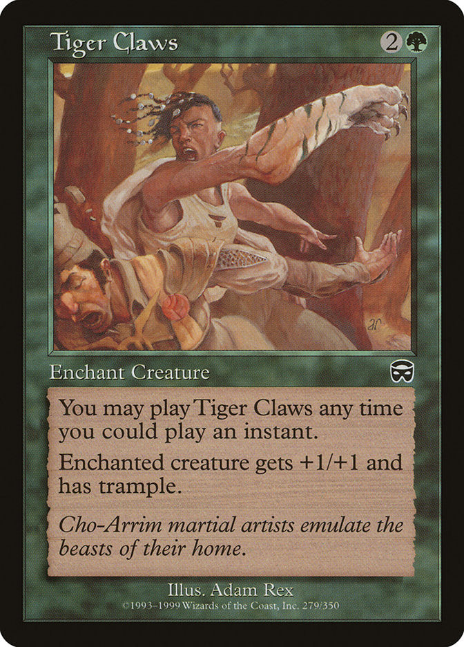 Tiger Claws [Mercadian Masques] | Game Haven TX