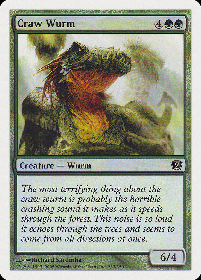 Craw Wurm [Ninth Edition] | Game Haven TX