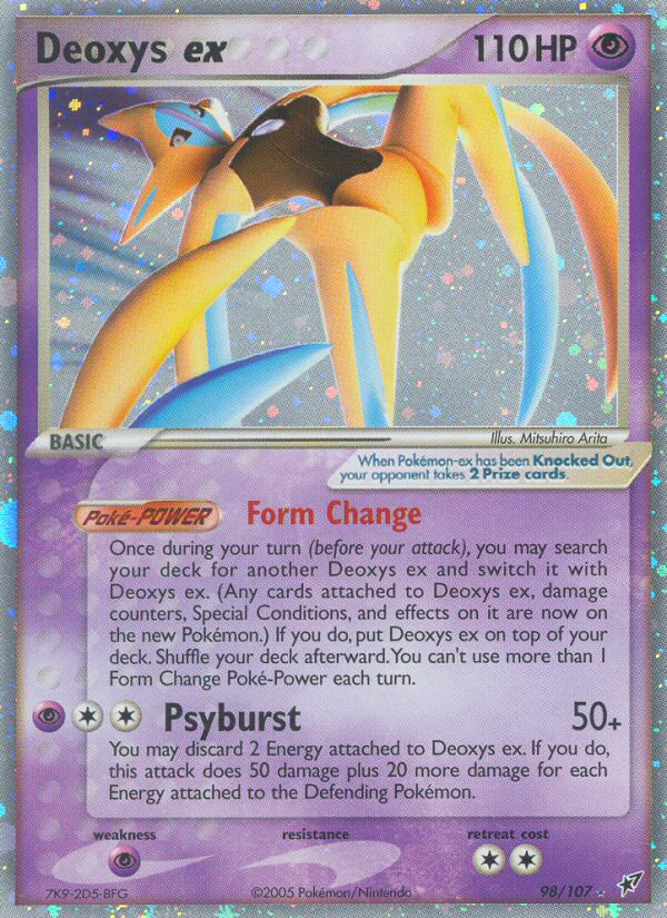 Deoxys ex (98/107) [EX: Deoxys] | Game Haven TX