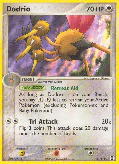Dodrio (21/112) [EX: FireRed & LeafGreen] | Game Haven TX