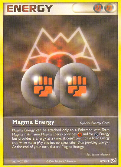 Magma Energy (87/95) [EX: Team Magma vs Team Aqua] | Game Haven TX