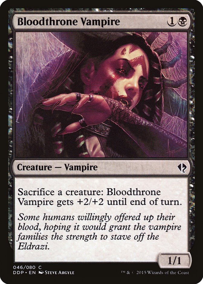 Bloodthrone Vampire [Duel Decks: Zendikar vs. Eldrazi] | Game Haven TX