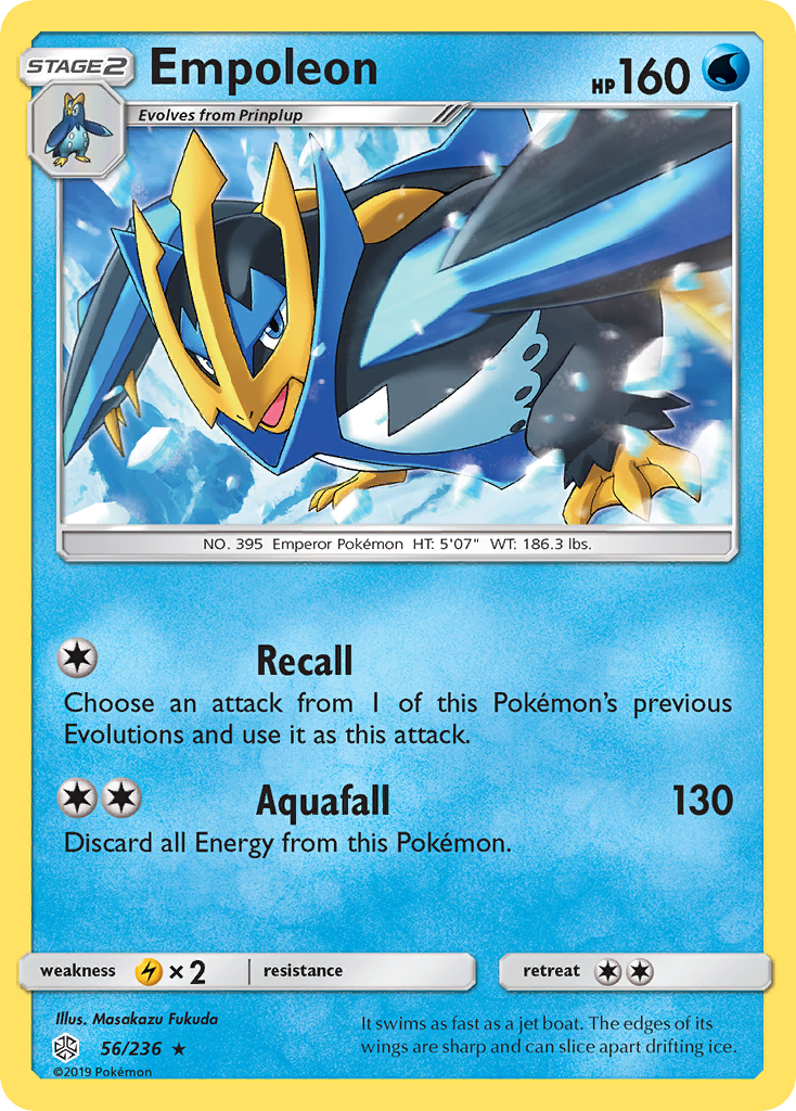 Empoleon (56/236) [Sun & Moon: Cosmic Eclipse] | Game Haven TX