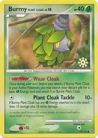 Burmy Plant Cloak (78/132) [Countdown Calendar Promos] | Game Haven TX