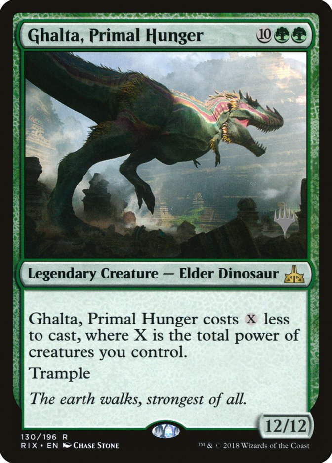 Ghalta, Primal Hunger [Rivals of Ixalan Promos] | Game Haven TX