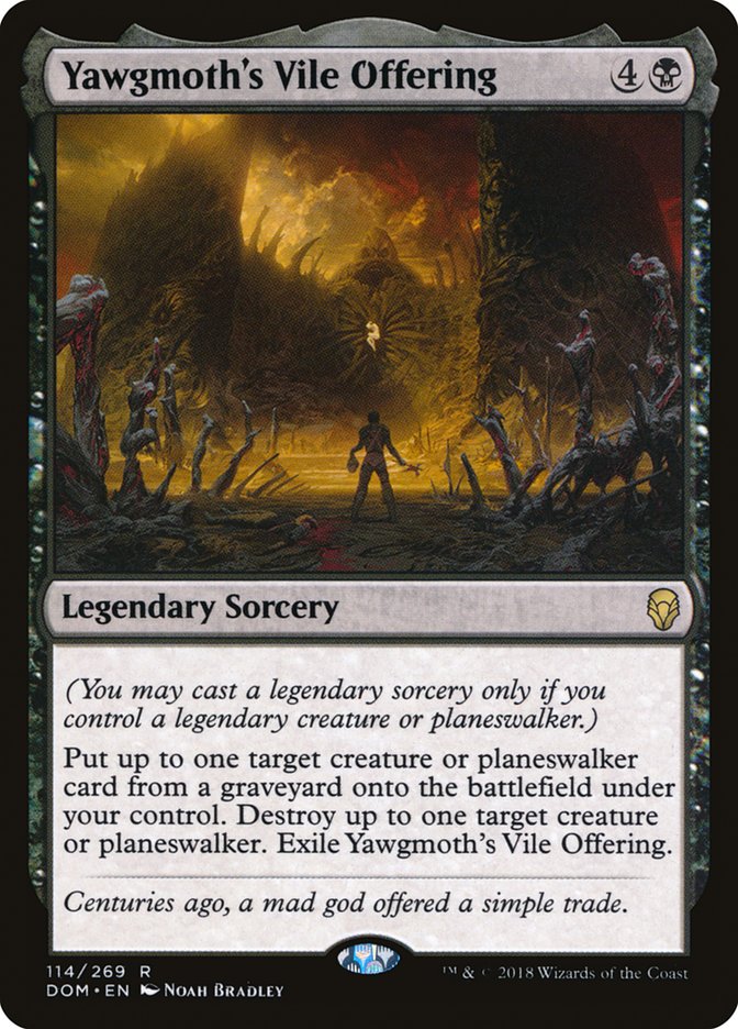 Yawgmoth's Vile Offering [Dominaria] | Game Haven TX