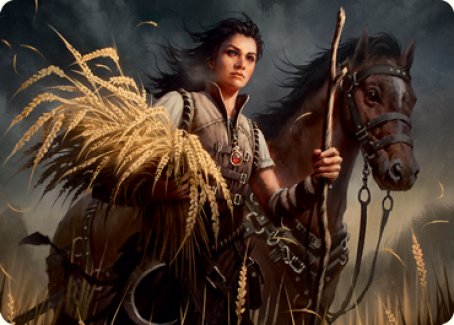 Ambitious Farmhand Art Card [Innistrad: Midnight Hunt Art Series] | Game Haven TX