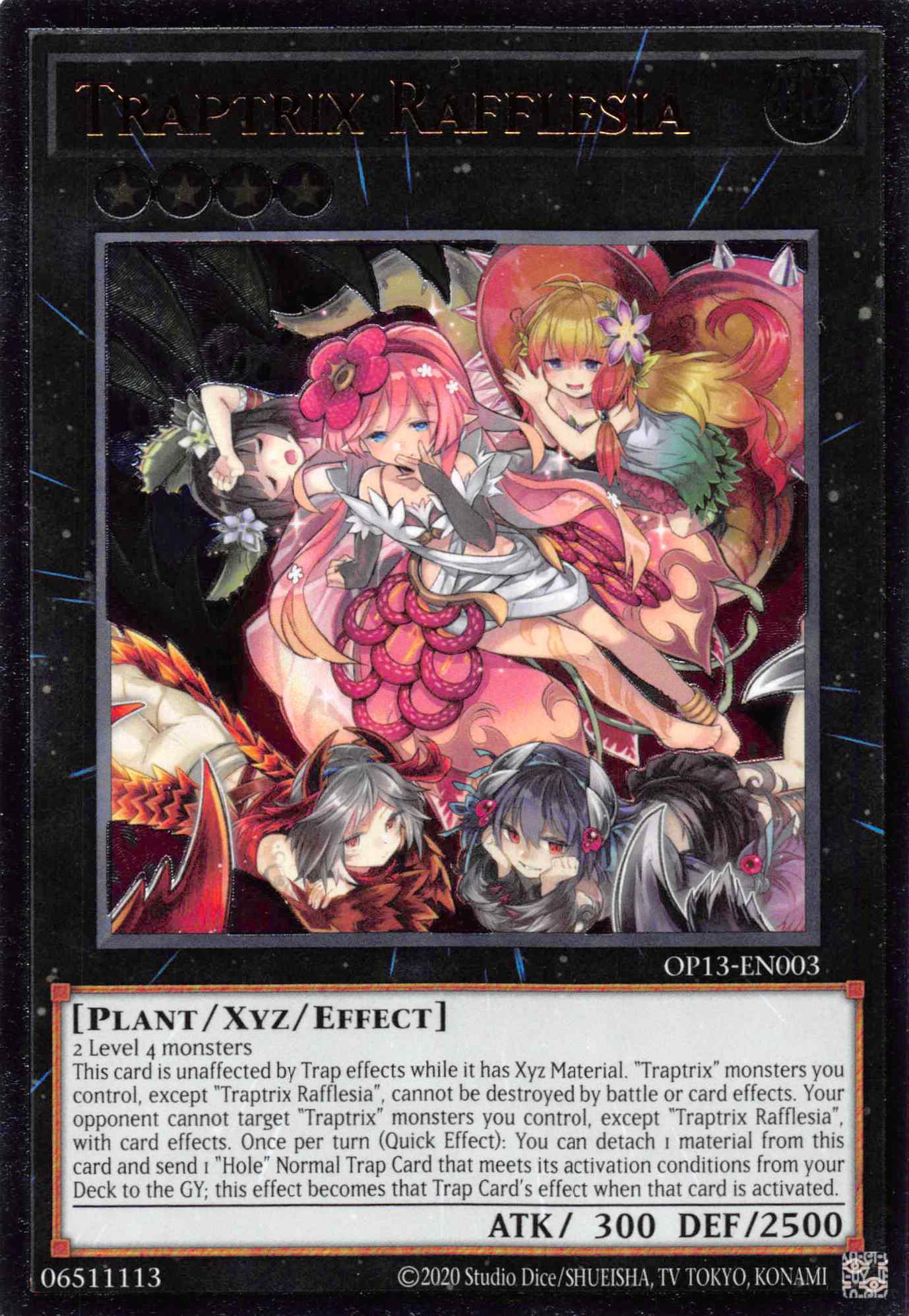 Traptrix Rafflesia [OP13-EN003] Ultimate Rare | Game Haven TX