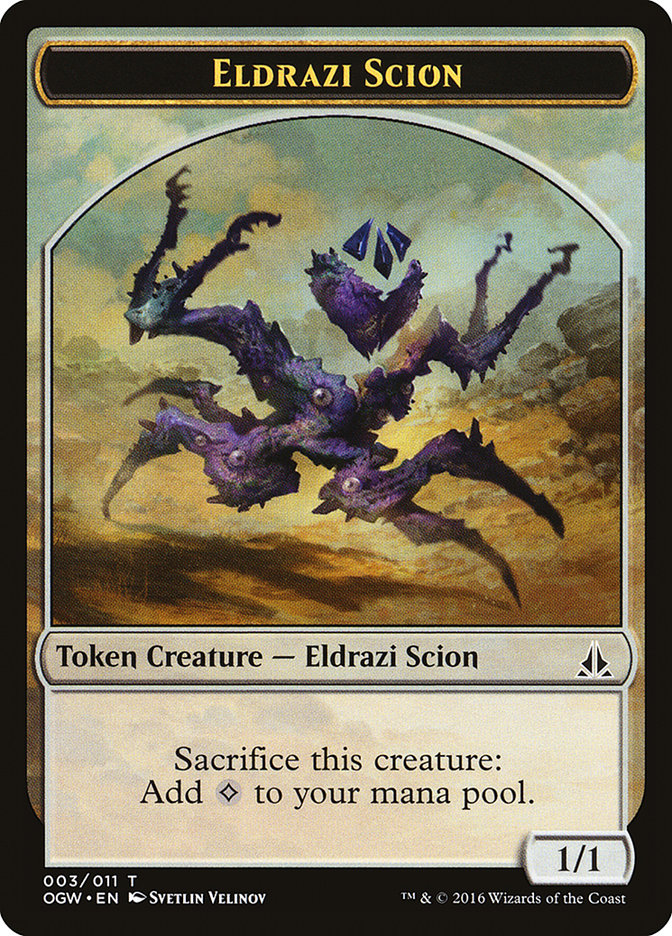 Eldrazi Scion (003/011) [Oath of the Gatewatch Tokens] | Game Haven TX