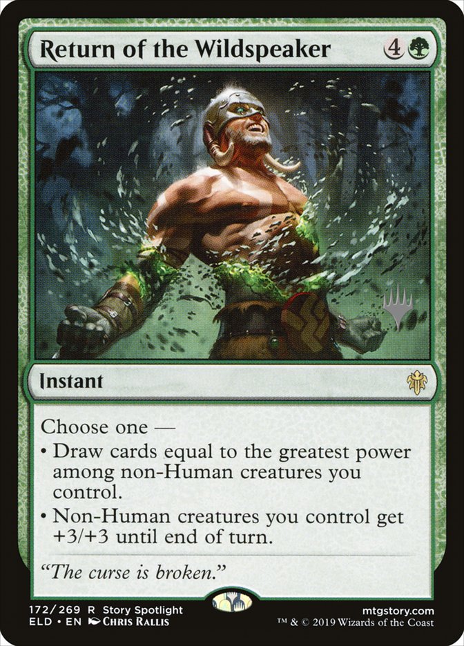 Return of the Wildspeaker (Promo Pack) [Throne of Eldraine Promos] | Game Haven TX
