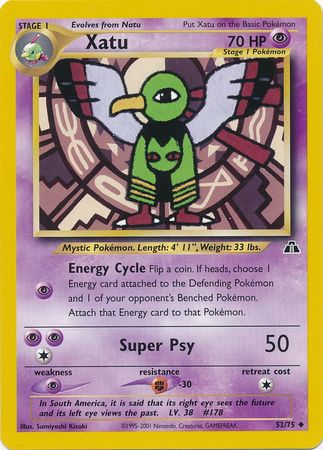 Xatu (52/75) [Neo Discovery Unlimited] | Game Haven TX