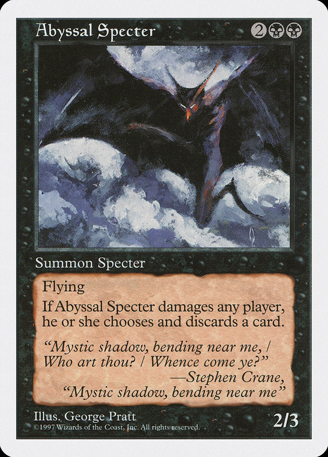 Abyssal Specter [Fifth Edition] | Game Haven TX