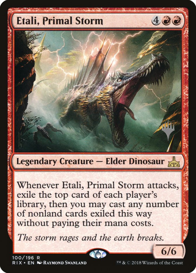 Etali, Primal Storm [Rivals of Ixalan Promos] | Game Haven TX