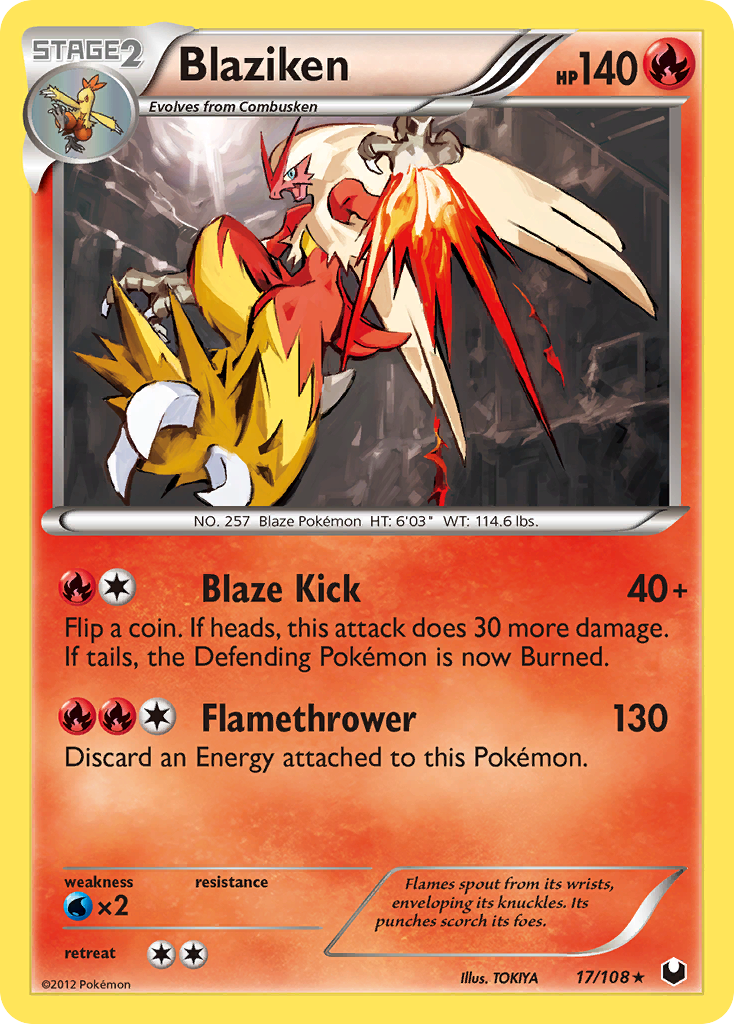 Blaziken (17/108) [Black & White: Dark Explorers] | Game Haven TX