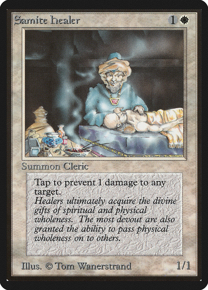 Samite Healer [Limited Edition Beta] | Game Haven TX