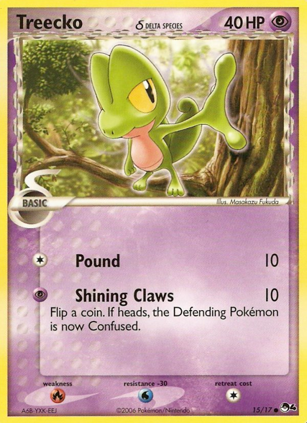 Treecko (15/17) (Delta Species) [POP Series 4] | Game Haven TX