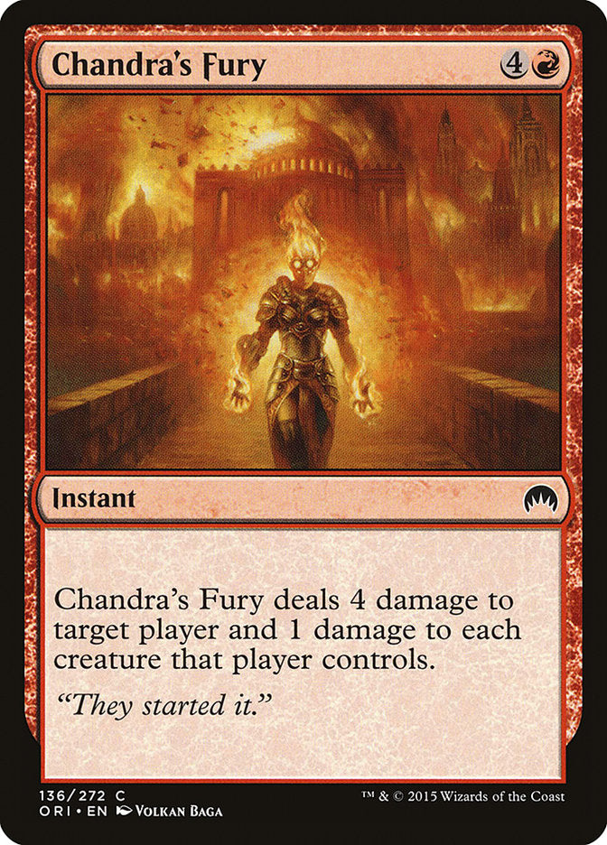 Chandra's Fury [Magic Origins] | Game Haven TX