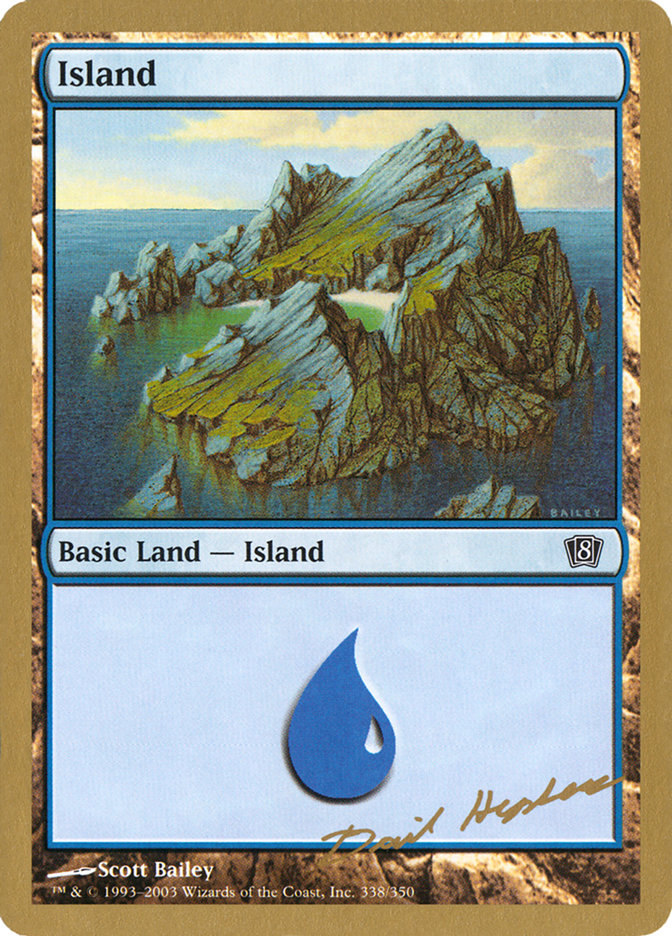 Island (dh338) (Dave Humpherys) [World Championship Decks 2003] | Game Haven TX