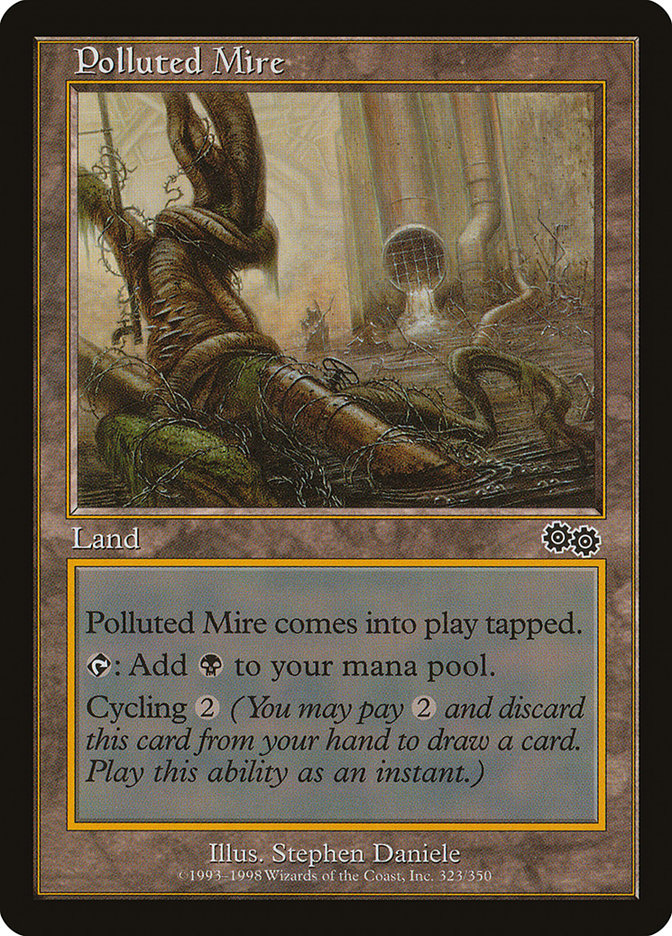 Polluted Mire [Urza's Saga] | Game Haven TX