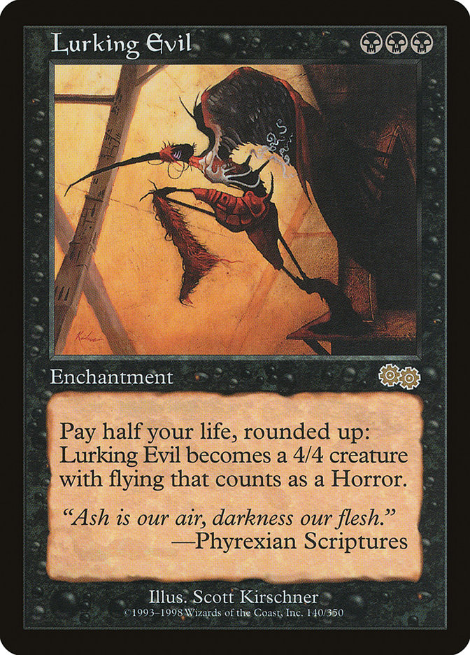 Lurking Evil [Urza's Saga] | Game Haven TX