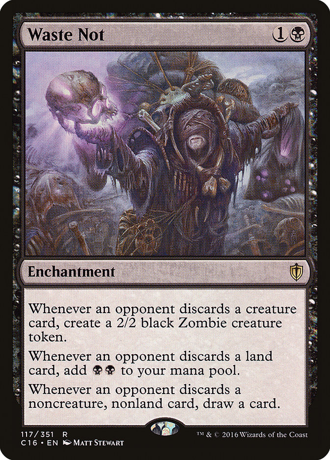 Waste Not [Commander 2016] | Game Haven TX